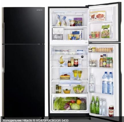HITACHI Refrigerator and Freezer 250litres RH330PUC7(BBK)