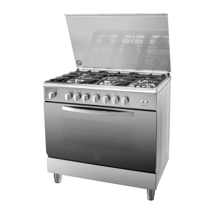 INDESIT Burner & Oven ‎(Natural-LP Gas) Stainless steel 5Burner I-95T1CXEX