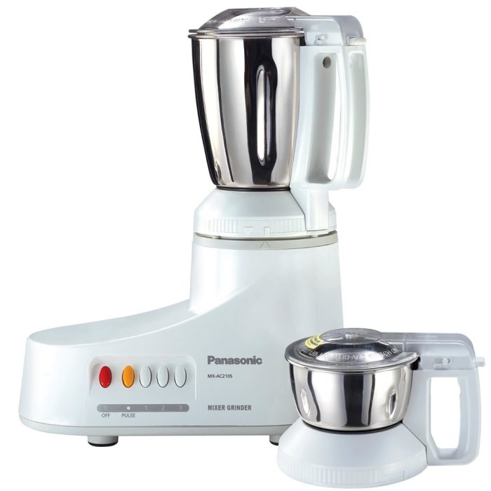 Panasonic Mixer Grinder-Broyeur-Mixer (2 Jars) 1000 Watts Powerful Motor MX-AC210S