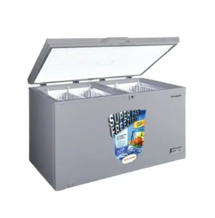SHARP 3D Cooling technology , Deep Freezer Model (SCF-K580XL-SL2) Color Silver 446 Liter (Net) - Image 2