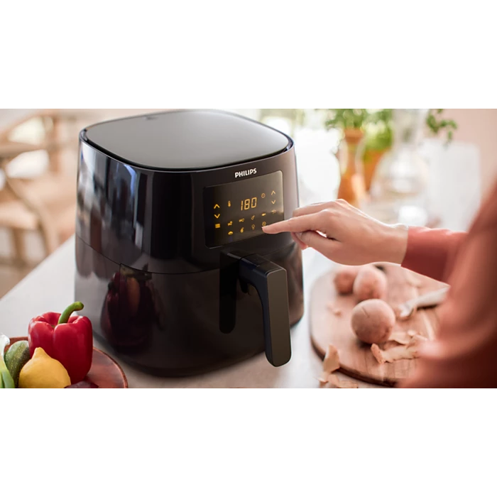 Philips Hot air fryer(2000 Watts Air Fryer (6.2 Liter ) Digital Display Model: HD9270/90 - Image 3