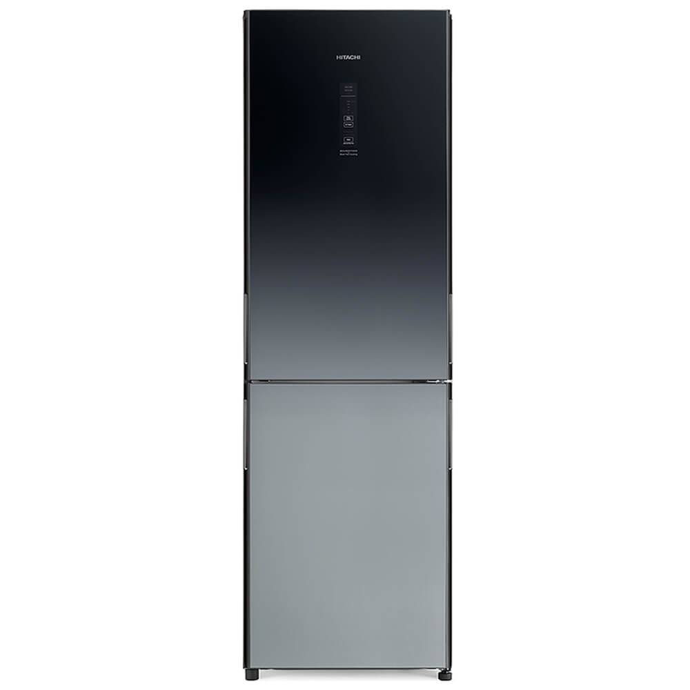 Hitachi RBG410PUC6X XGR 320L Black and White Top Mount Refrigerator