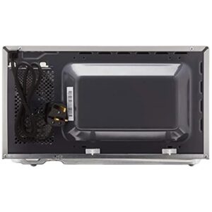 Silver SHARP R-62ED(S) Microwave Oven featuring a digital display and pull handle.