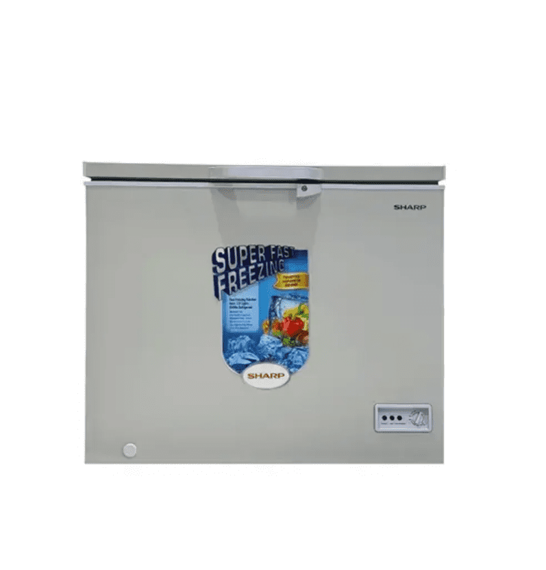 SHARP 3D Cooling technology , Deep Freezer Model (SCF-K580XL-SL2) Color Silver 446 Liter (Net)