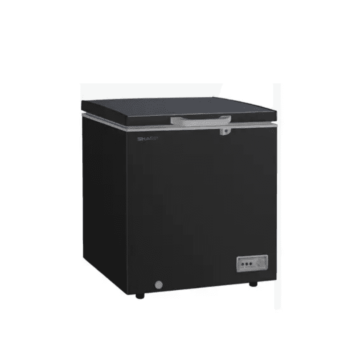SHARP 3D Cooling technology ,Deep Freezer (SCFK250XBK2) Black Color 190 Liter (Net)