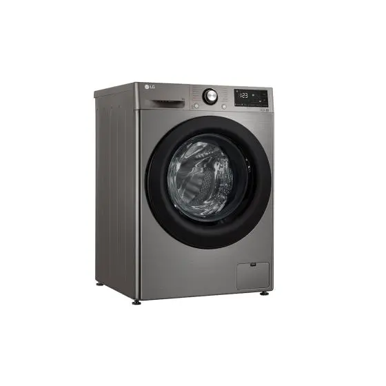 LG	Front Load Washing Machine, AI DD Steam+ Bigger Inverter DD Motor, 8 Kg, F4R3TYG6P	, SILVER