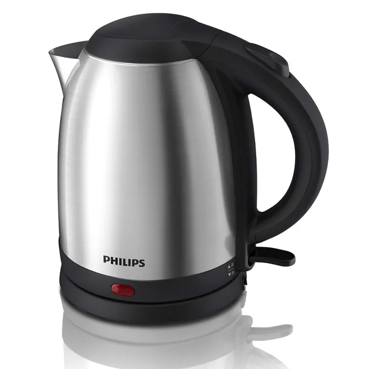 PHILIPS, Electric Kettle, 1.5 Ltr, HD 9306	, Black / Silver
